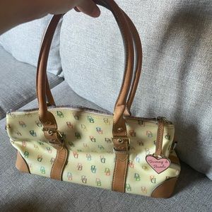Dooney and Burke multicolored vintage purse